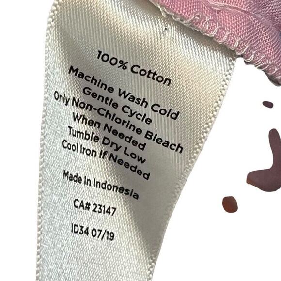 Talbots Plus Womens 100% Cotton Pink Plaid Long Sleeve Button Up Shirt X / 0X - Picture 15 of 16